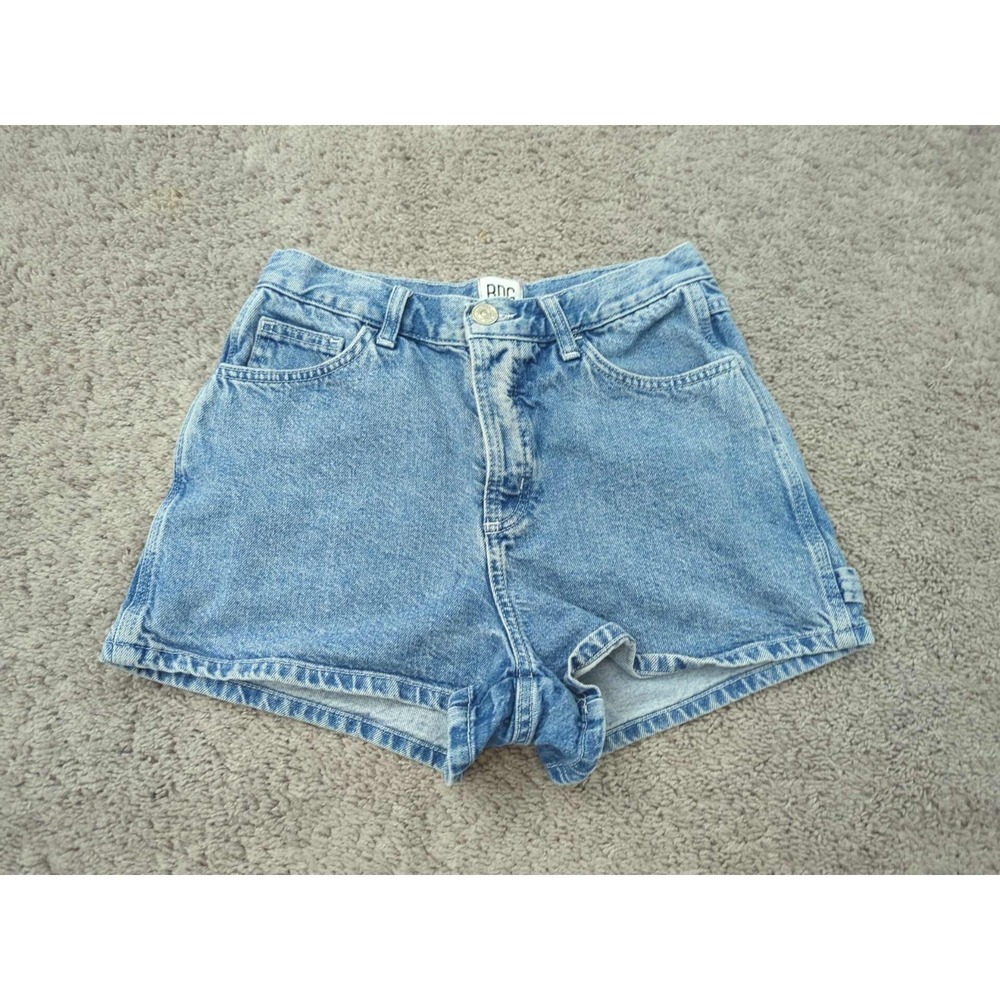BDG Urban Outfitters Denim Shorts Womens 27 Blue High Rise Mom 100% Cotton 90s